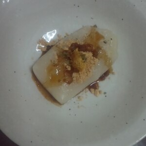 気軽に食べよ❤角餅で青海苔きな粉生姜の砂糖醤油❤